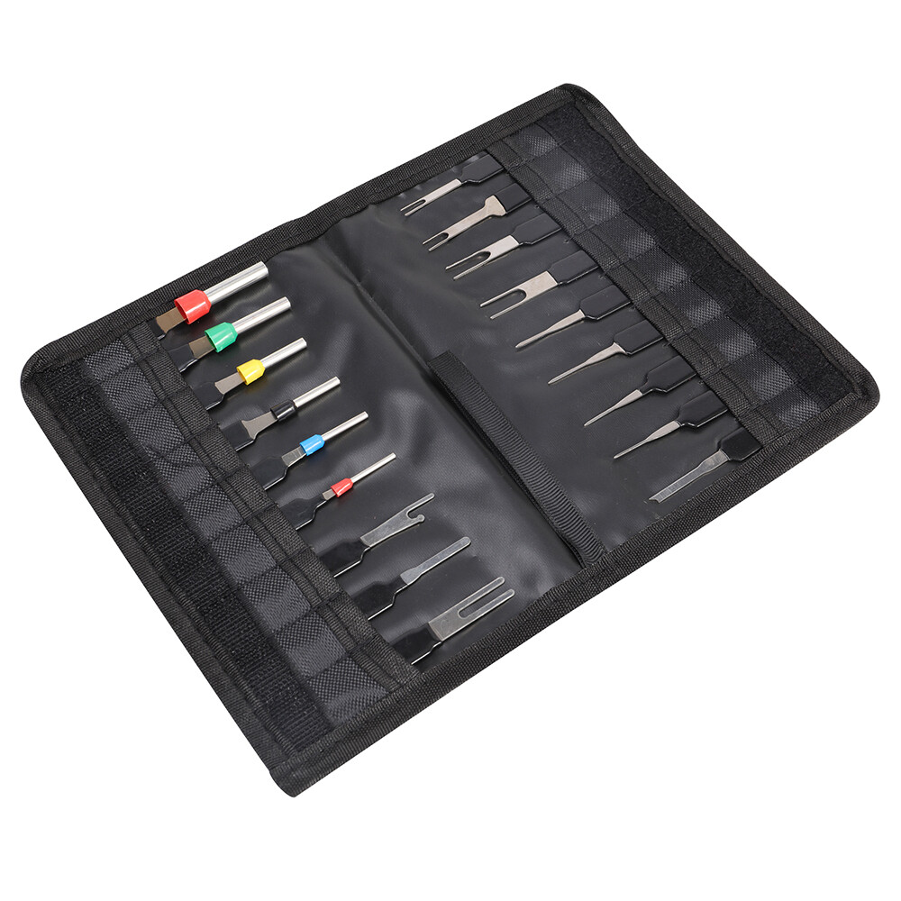 18PCS Car Terminal Removal Tool Kit Wire connector Pin Release Extractor Puller