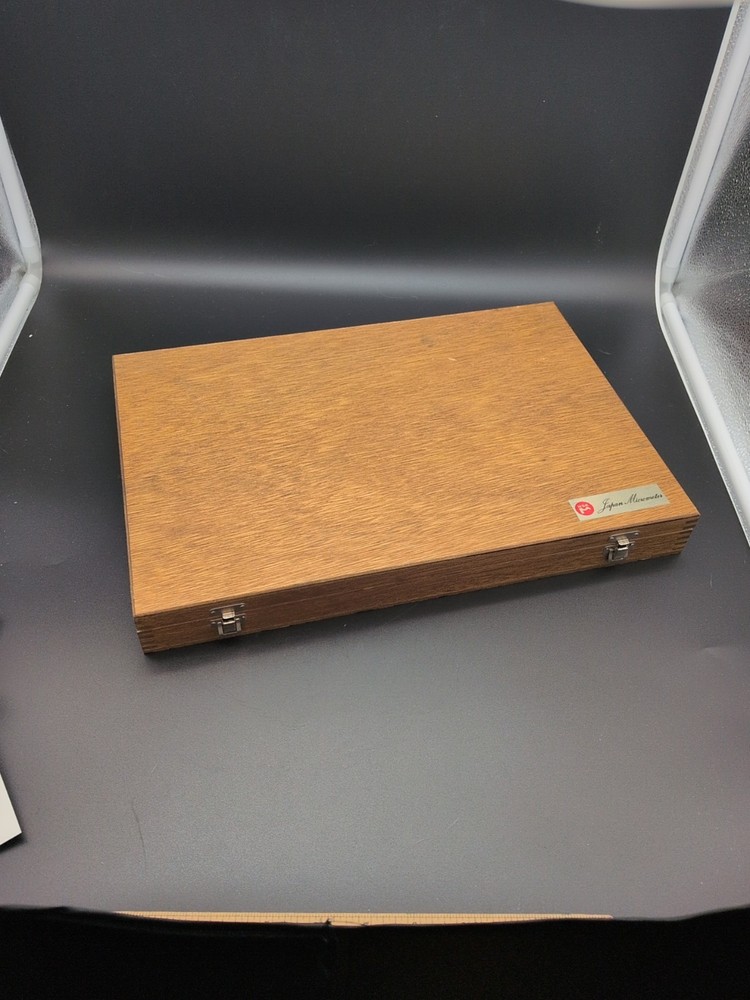 NSK Japan DIGITAL MICROMETER SET with wooden case