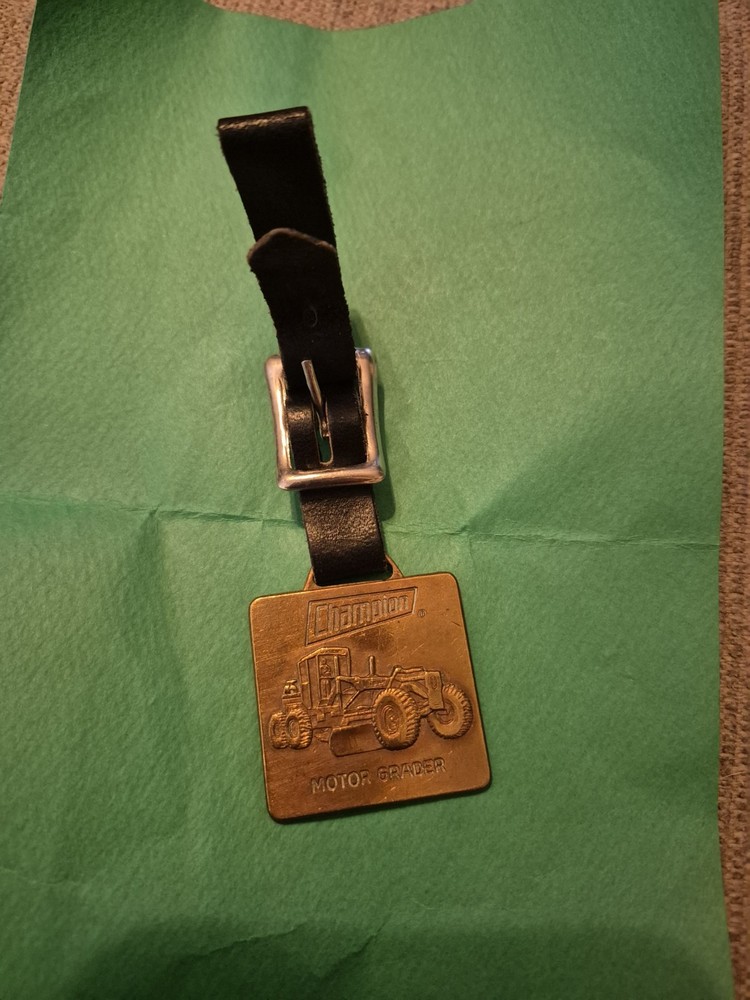1966 champion motor grader watch fob