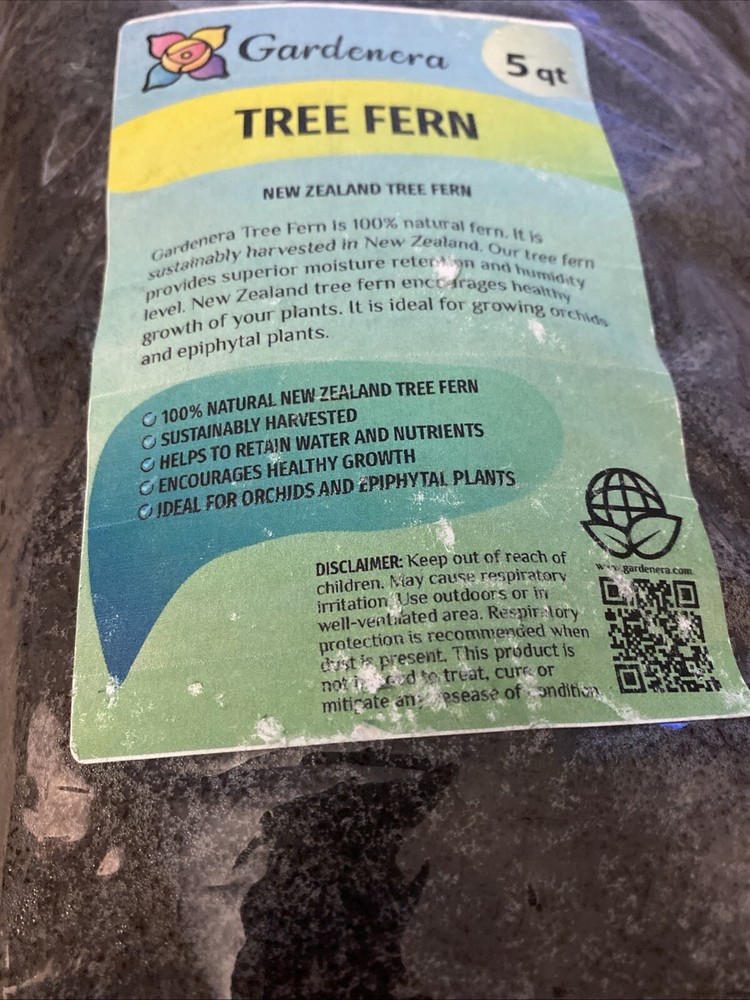 Gardenera Tree Fern Growing Medium 5QT Bag