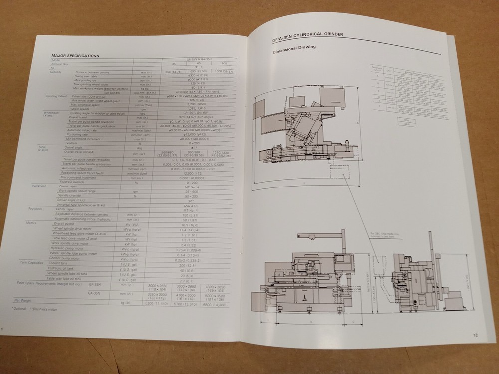 Okuma Grinder Brochures