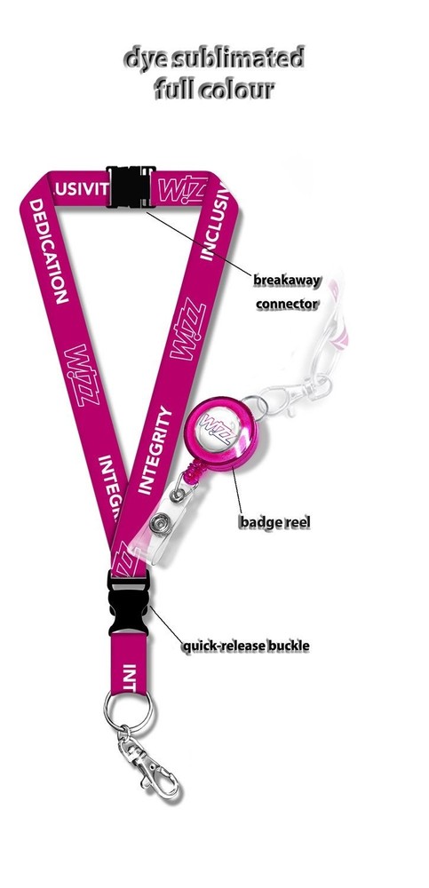 Wizzair Crew Lanyard Set