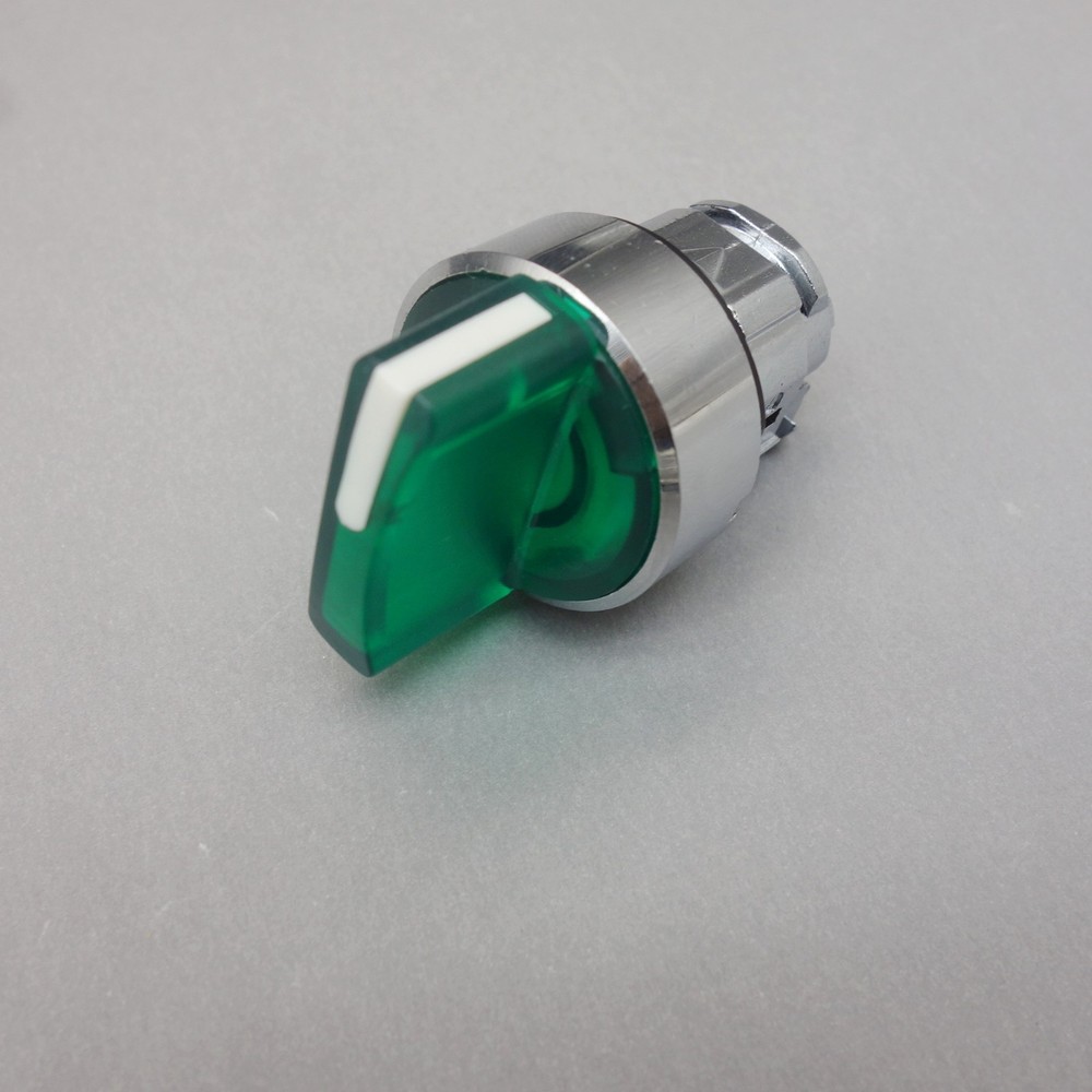 1PC 22MM Select SWITCH HEAD 2 Postion Latching FITS ZB4BK1233 Green MAINTAIN