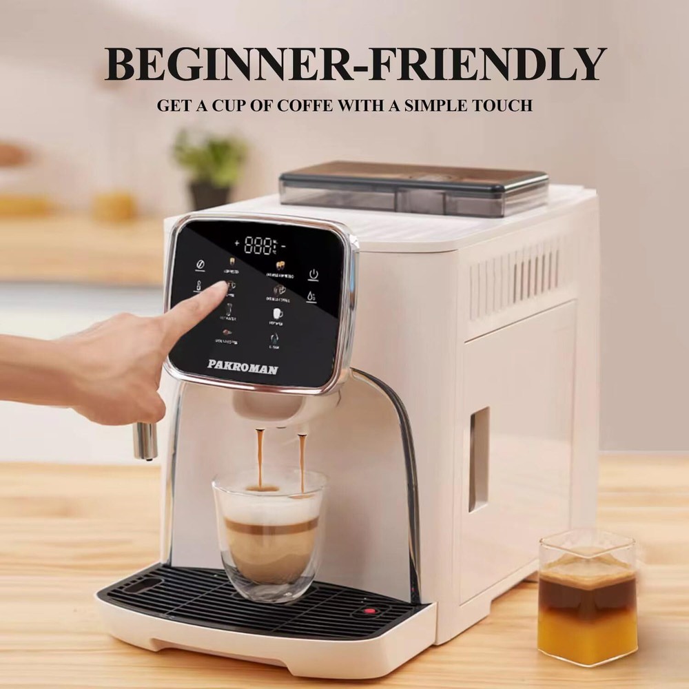 Super Automatic Espresso Machine with Grinder - Espresso Maker with Steam wand*