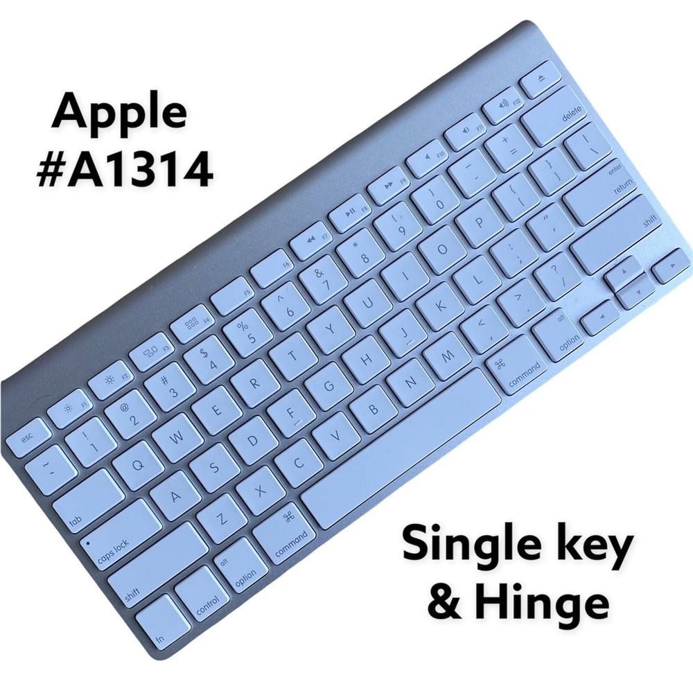 Replacement Keys For Apple Wireless Keyboard A1314 Individual Key & Hinge Spring