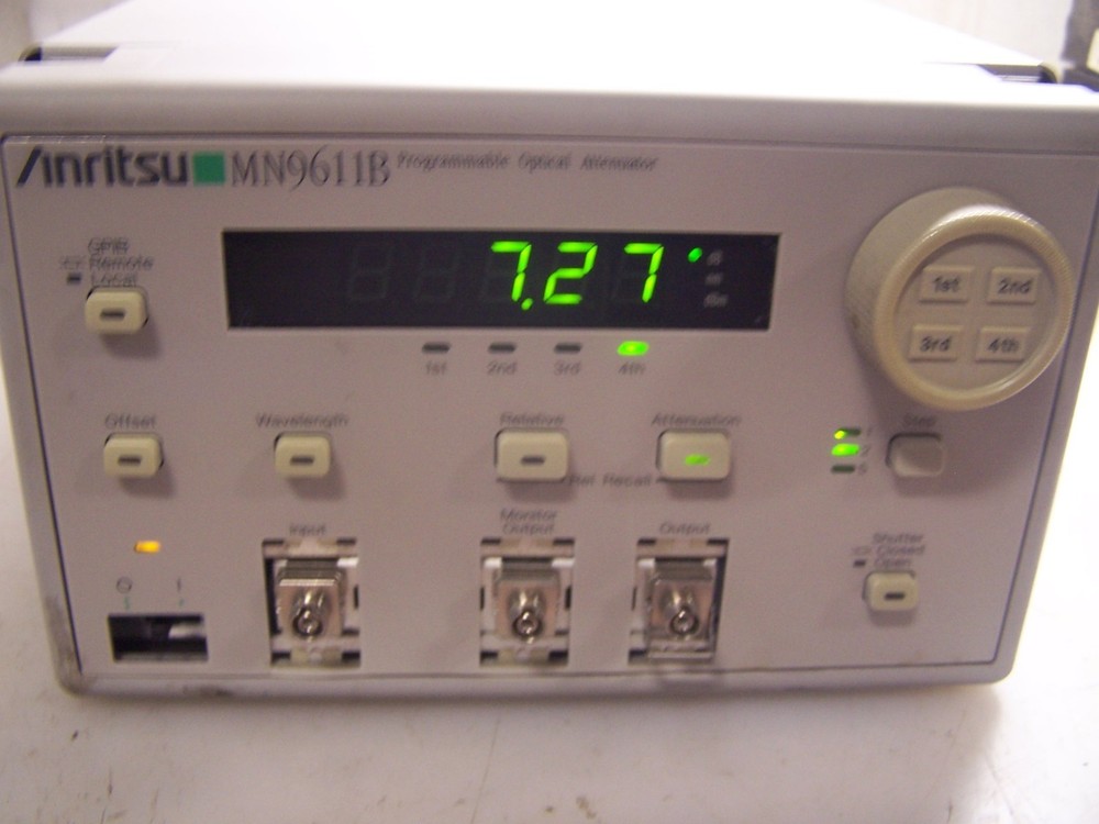 ANRITSU MN9611B PROGRAMMABLE OPTICAL ATTENUATOR