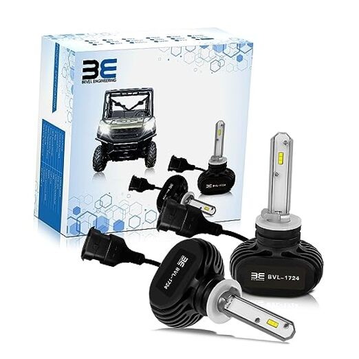 LED Head Light Replacement Bulb 2-Pack, Compatible With Certain Polaris Ranger