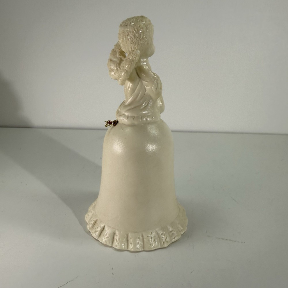 Vintage Ceramic Angel Playing A Cello Bell