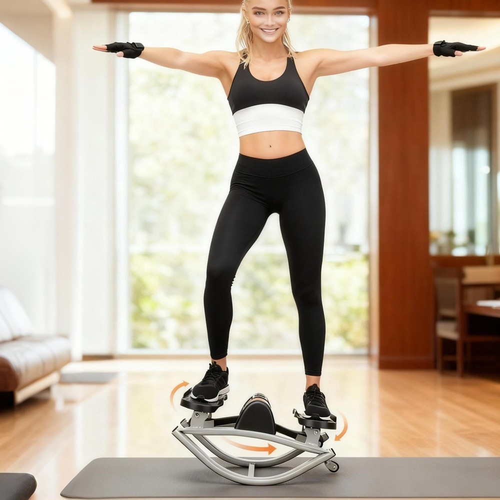 Rock Stepper Workout Exercise Equipment for Legs Glutes Low-Shock