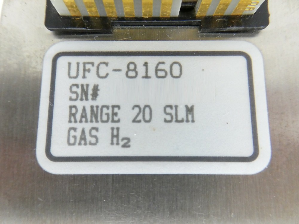 UNIT Instruments UFC-8160 Mass Flow Controller MFC 20 SLM H2 Working Spare