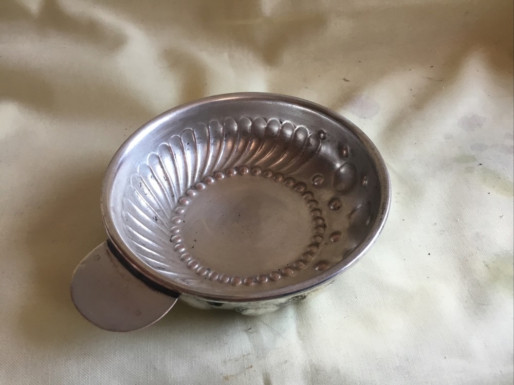 French Silver plate Wine tasting bowl or cup