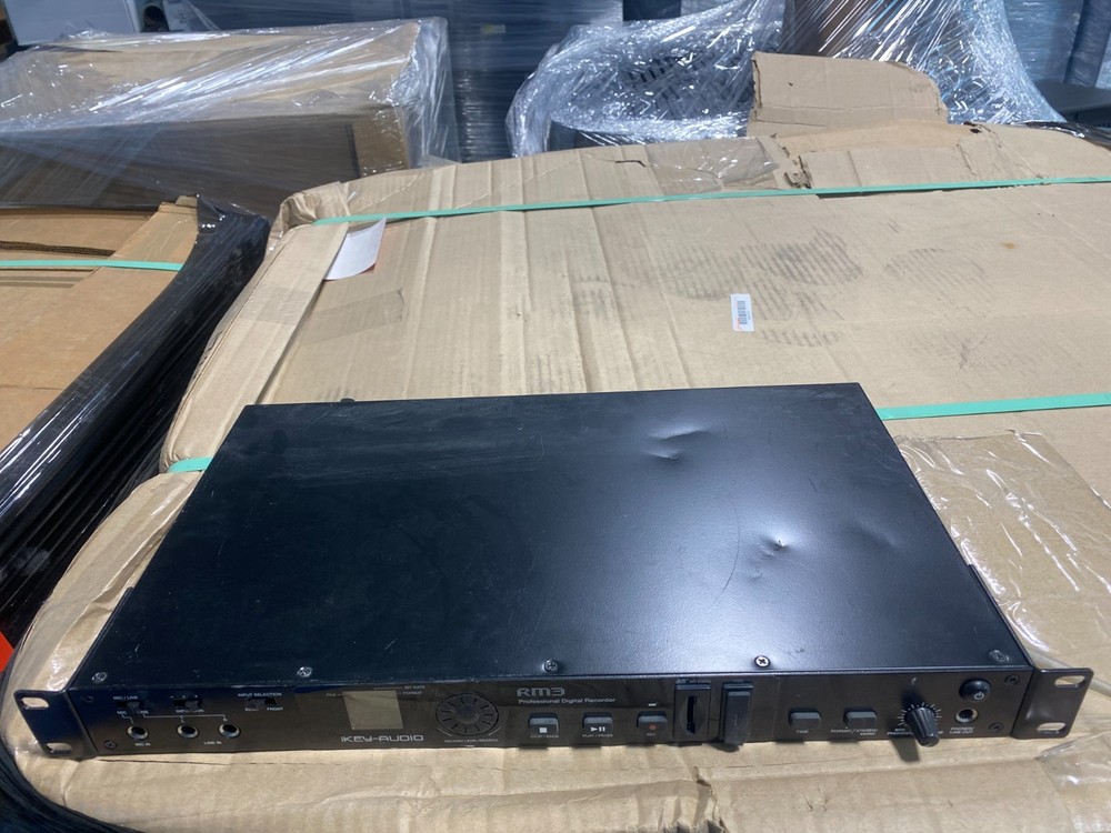iKEY-AUDIO RM3 Rackmount Digital Recorder. untested