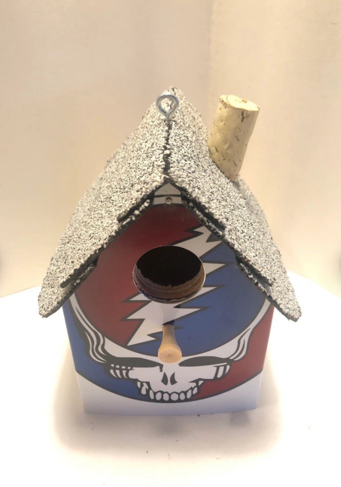 Grateful Dead License Plate Birdhouse