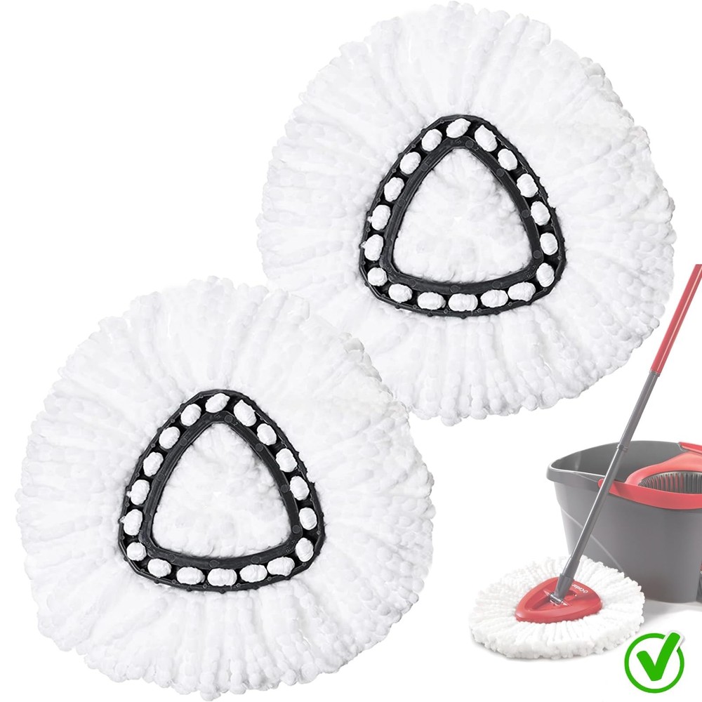 Spin Mop Replacement Heads, Mop Replace Head Easywring 1-Tank System, Mop Hea...