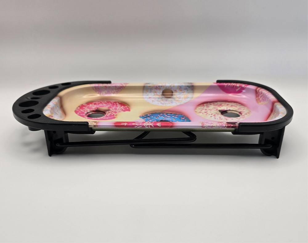Rolling Tray Cone Loader, Metal Foldable Stand Rolling Tray Console
