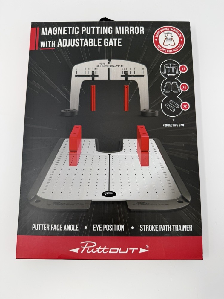 Adjustable Magnetic Putting Mirror for Perfect Golf Alignment