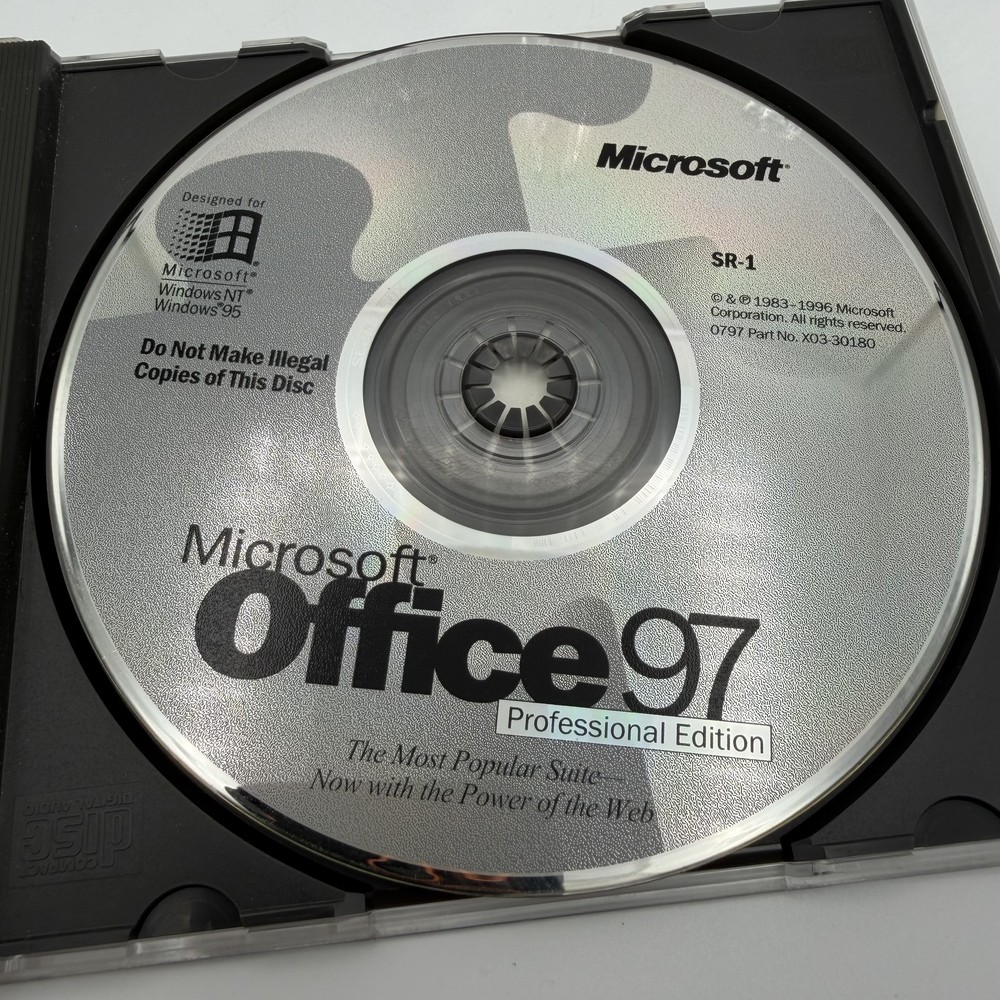 Microsoft Office 97 Professional Edition CD-ROM for Windows 95 / NT SR-1
