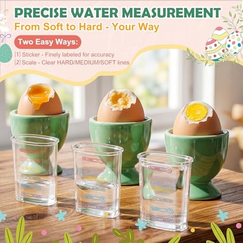 Electric Egg Cooker for Easter, 7 Egg Capacity with Auto Shut-Off, Spring Green