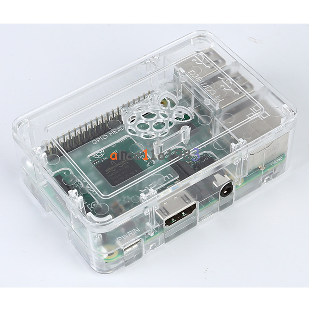 ABS Raspberry Pi Case (Transparent) - Updated for Raspberry Pi 3, 2 & B+