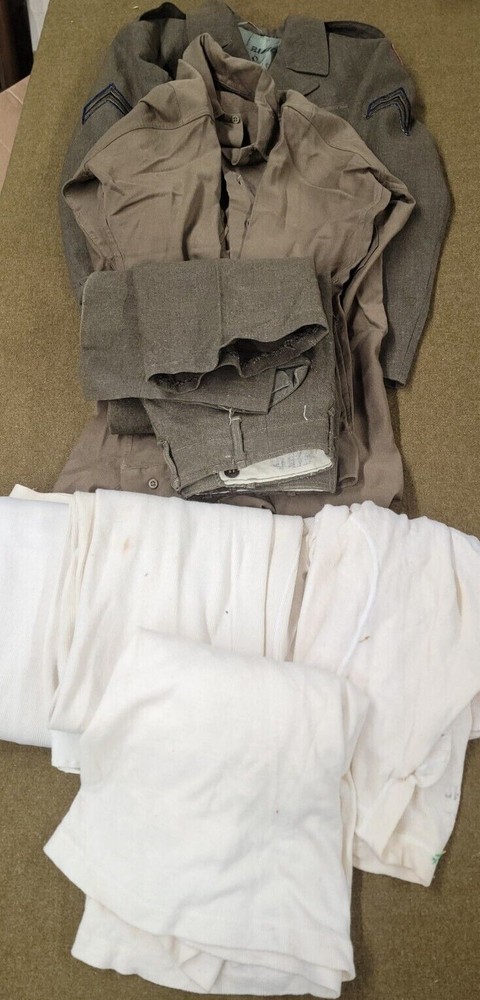 Korean War Us Army Uniform Grouping with Same Laundry Number SEE DESC
