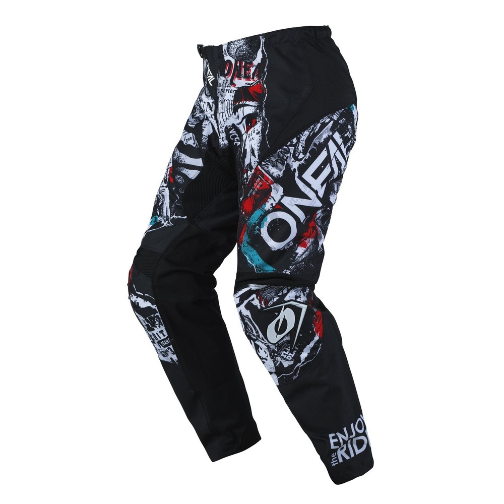 O'Neal Element Attack Black / White Pant Size 30 - E024-3130