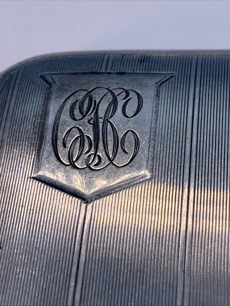 Vintage Sterling Silver Cigarette Case