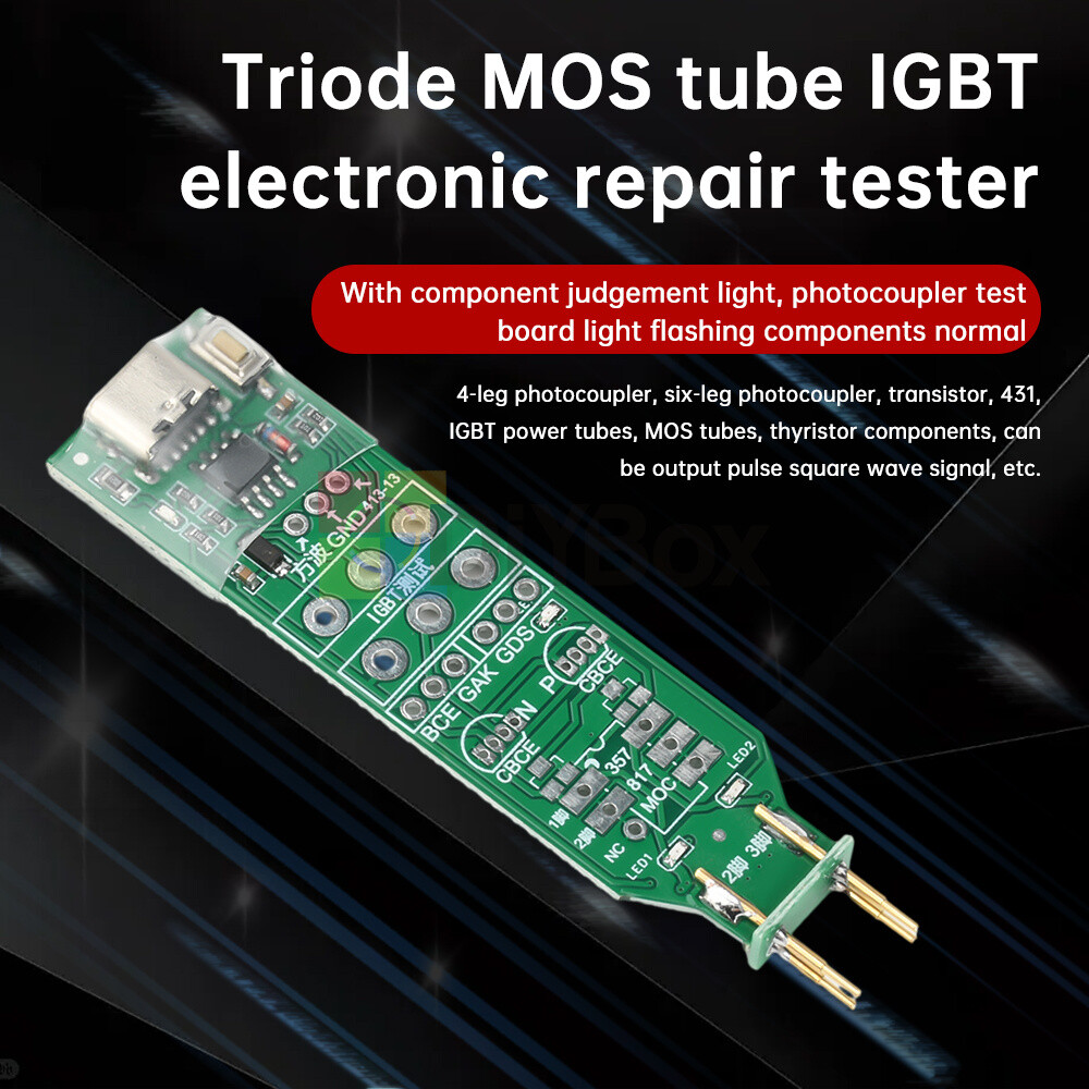 Multi-functional Light-emitting Electronic Tester Triode MOS IGBT Repair Tester
