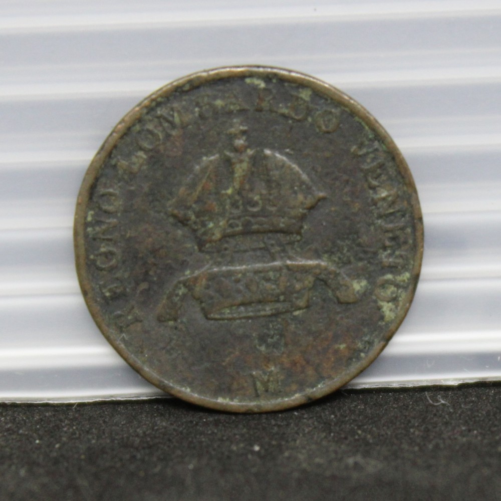 1850 Lombardy 1 Centesimo