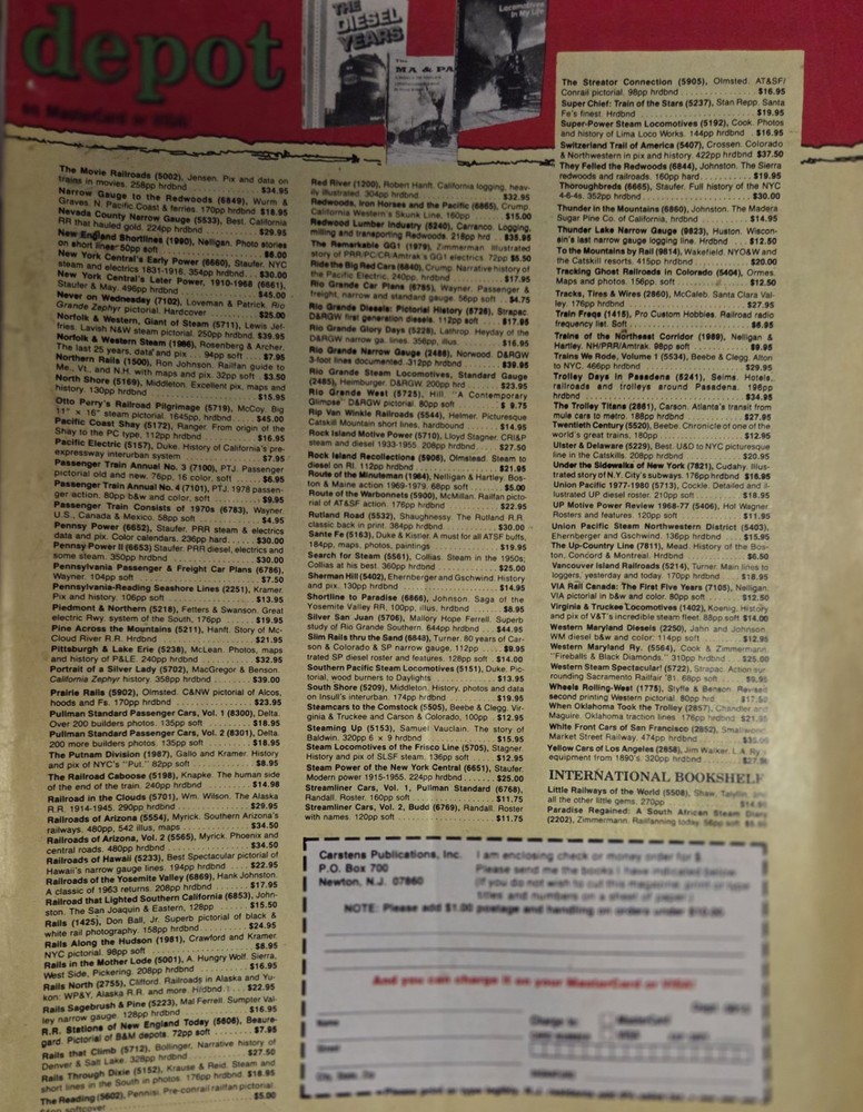 Railfan & Railroad Magazines