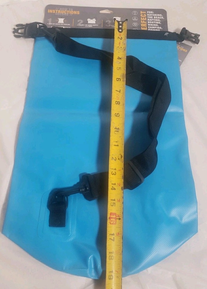 Light Blue Waterproof DryBag Super Compact Ultra Lightweight 10LTS Multipurpose