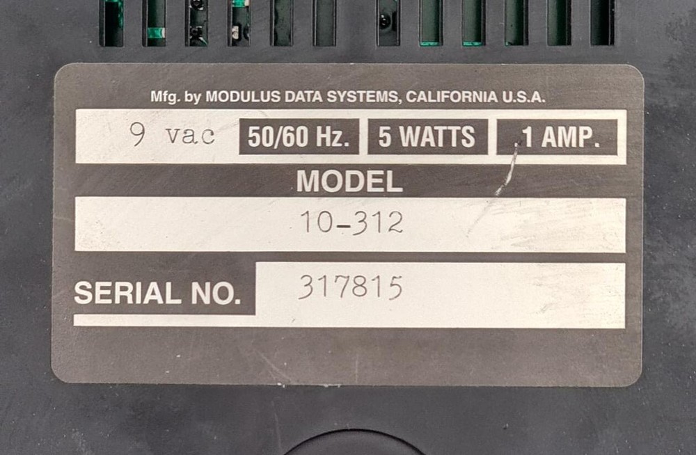 [LOT 2] Modulus Data systems DIFFCOUNT 10-312 Counter Recorder - FOR PARTS