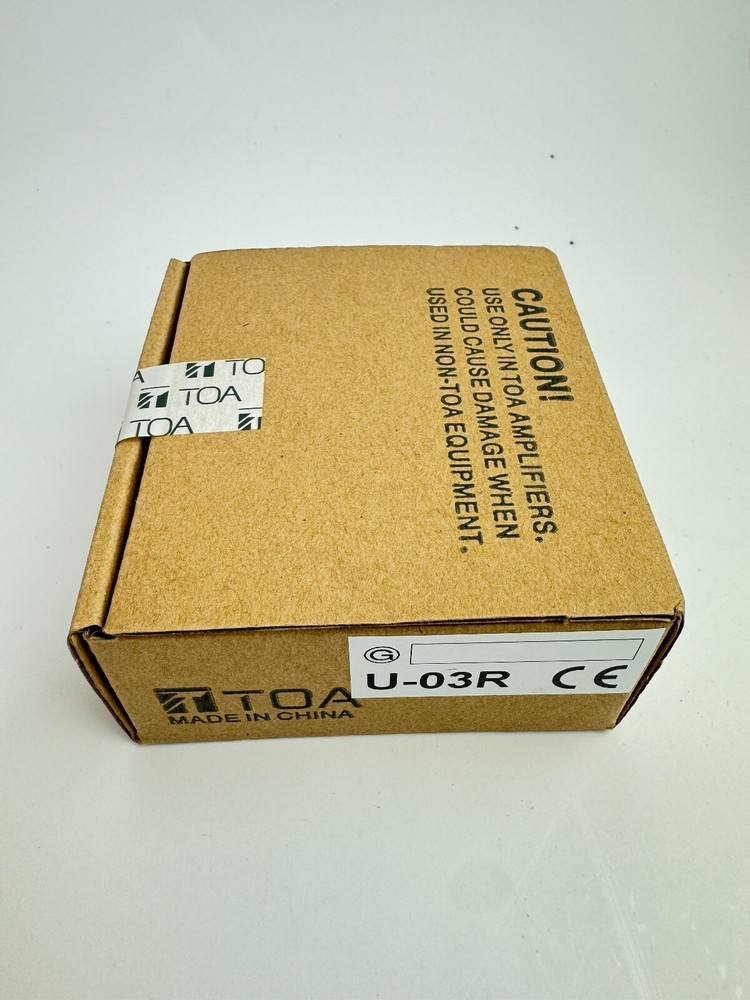 TOA Electronics U-03R Unbalanced Line Input Lo/Hi Cut Filter Module