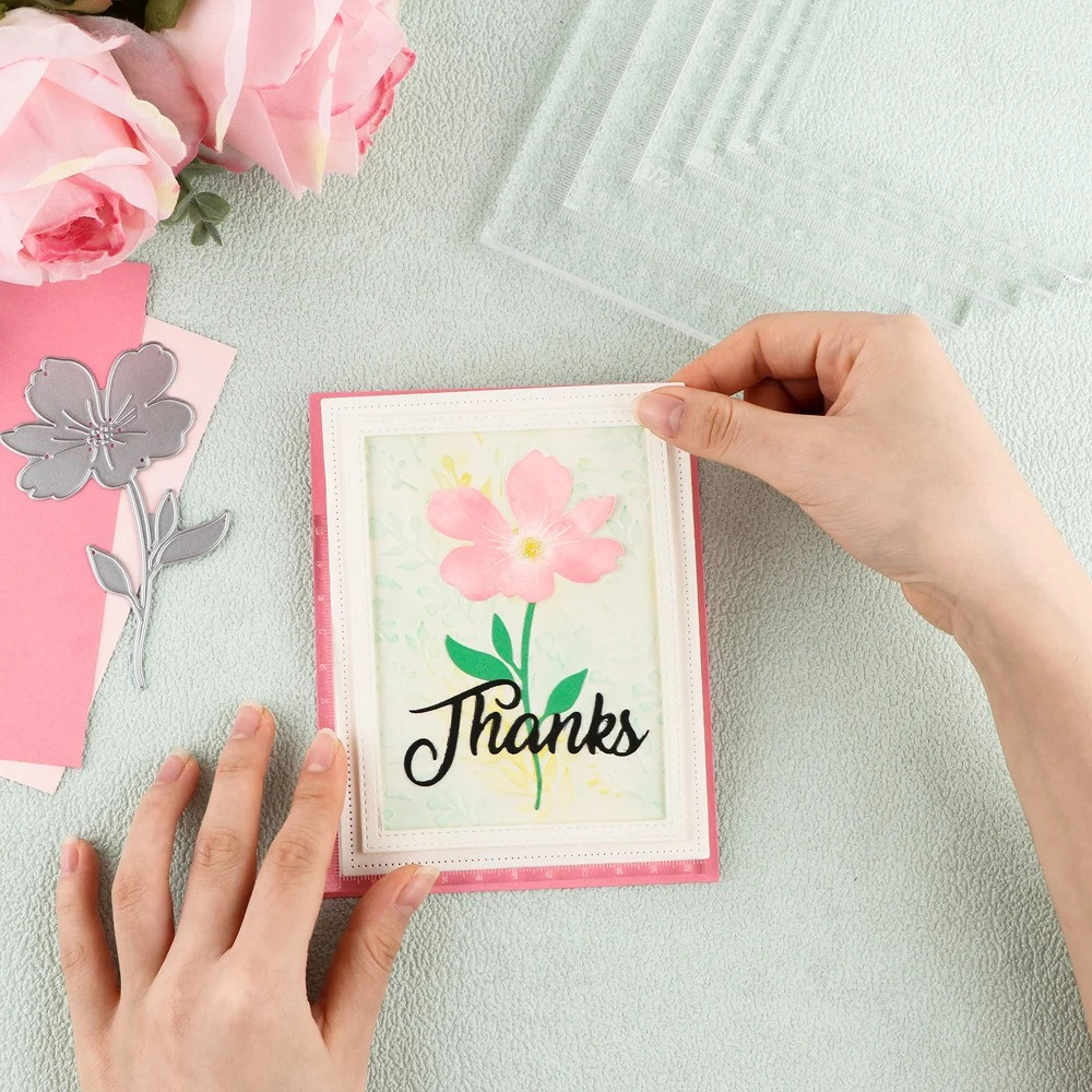 7 Pcs/set Creative Positioning Tools Card Corners Helpers Scrapbooking Tools