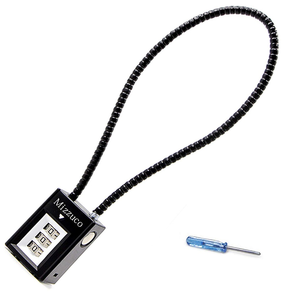 Trigger Lock 3 Digit Combination Lock & Cable Lock Compatible with Many Handg...