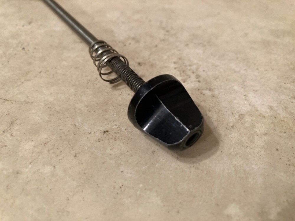 Salsa Flip Off Vintage Titanium Black Quick Release Skewer Front 100mm (no logo)