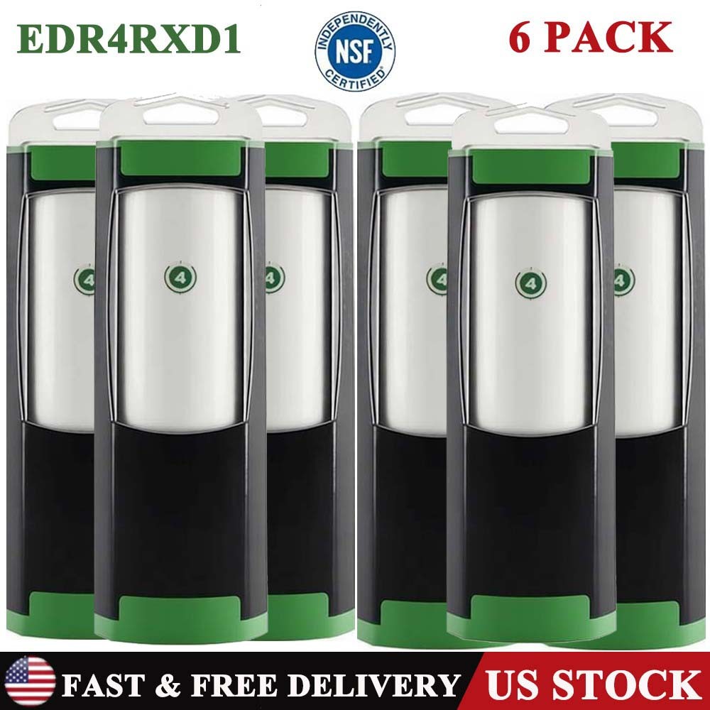 6 Pack Replacement ΕDR4RXD1 Refrigerator Water Filter 4 Sealed Home US SHIPPING
