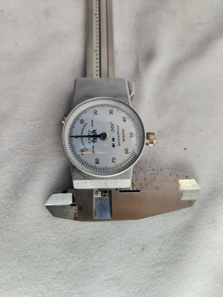 Tesa Dial Caliper 6 Inch 0.001" Resolution