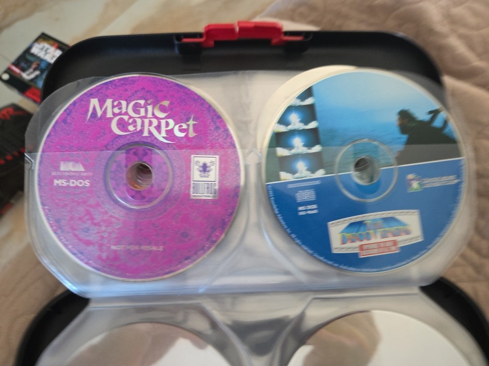 CD Box Holder By ALPHA W/ MISC CDs