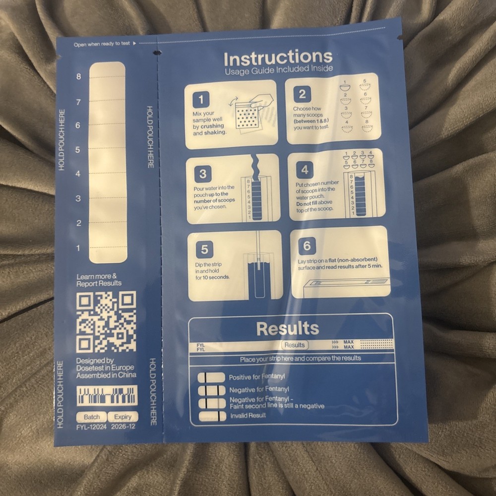 Fentanyl Testing Strips PAC of 100 Tests