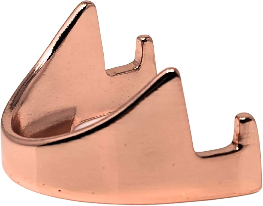 Generic Military Challenge Coin Display Stand - Solid Metal with Copper