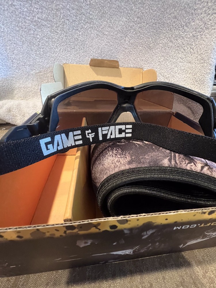 Paintball Crosman Elite ForceFlex Goggles &Half Predator Mask Game Face Airsoft