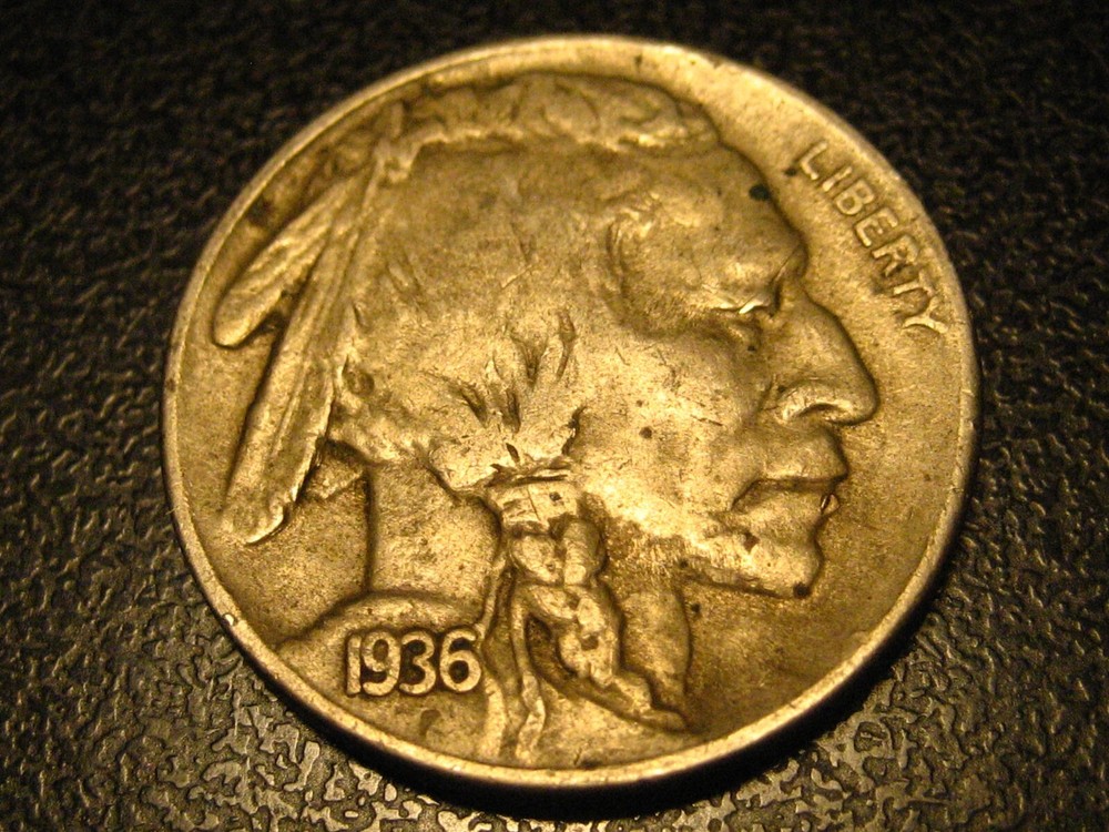 1936-D Buffalo Nickel XF
