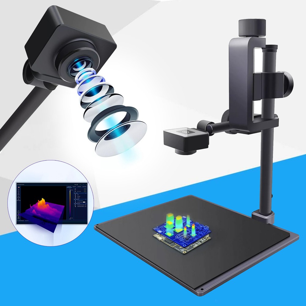 3D Infrared Thermal Imager Analyzer Camera for PCB Leakage Short Circuit Check