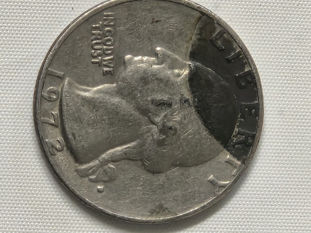 1972 D Quarter with Errors