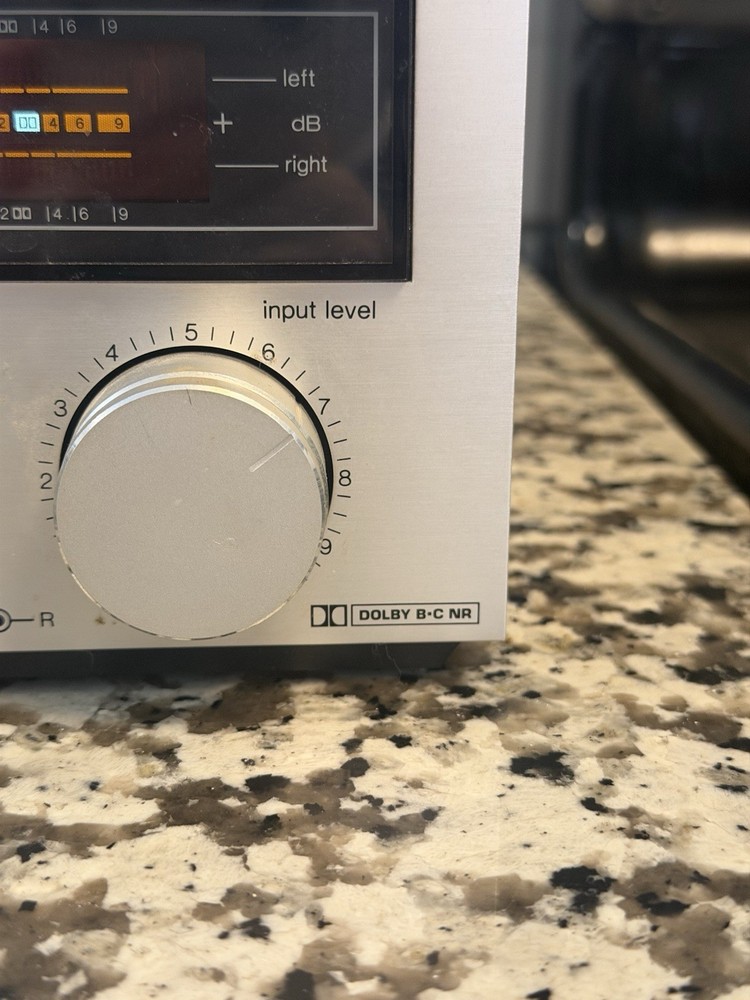 Technics M226 Stereo Cassette Deck Silver Dolby B-C NR Fluorescent Meter