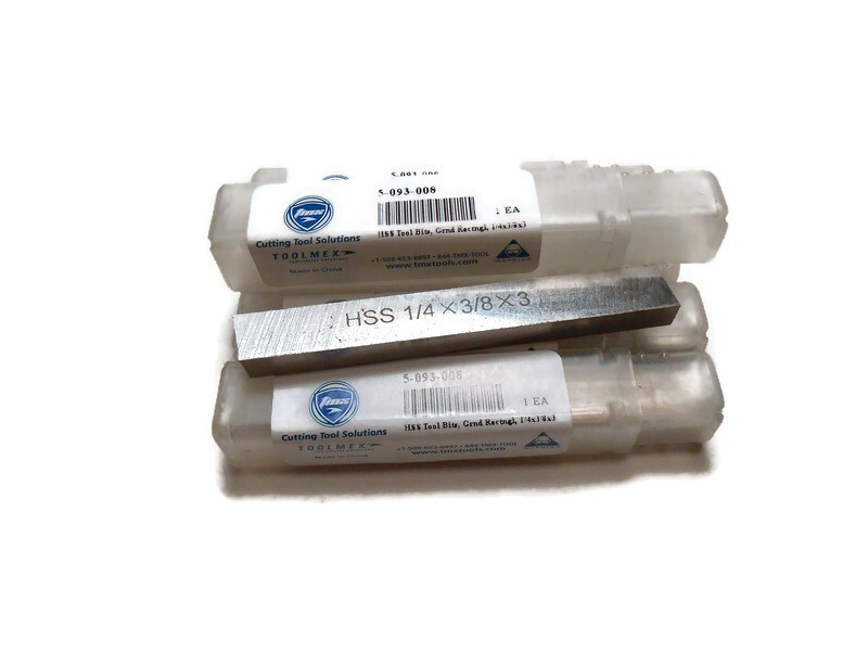 1/4" x 3/8" x 3" High Speed Steel Rectangular Tool Bits Toolmex TMX 5 Pieces