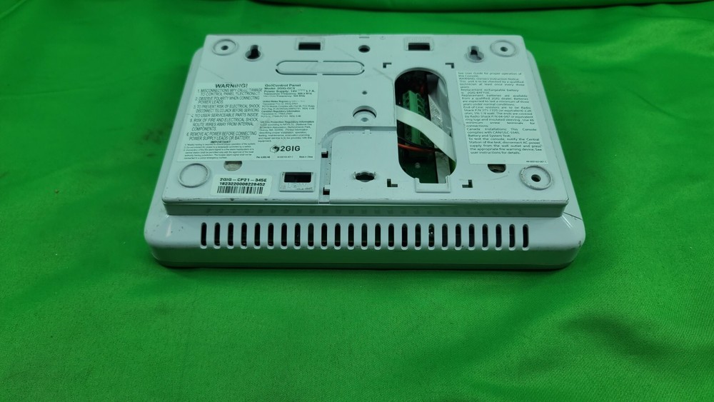 GO! CONTROL PANEL 2GIG-GCX LCD Display, Security System, No Power Supply