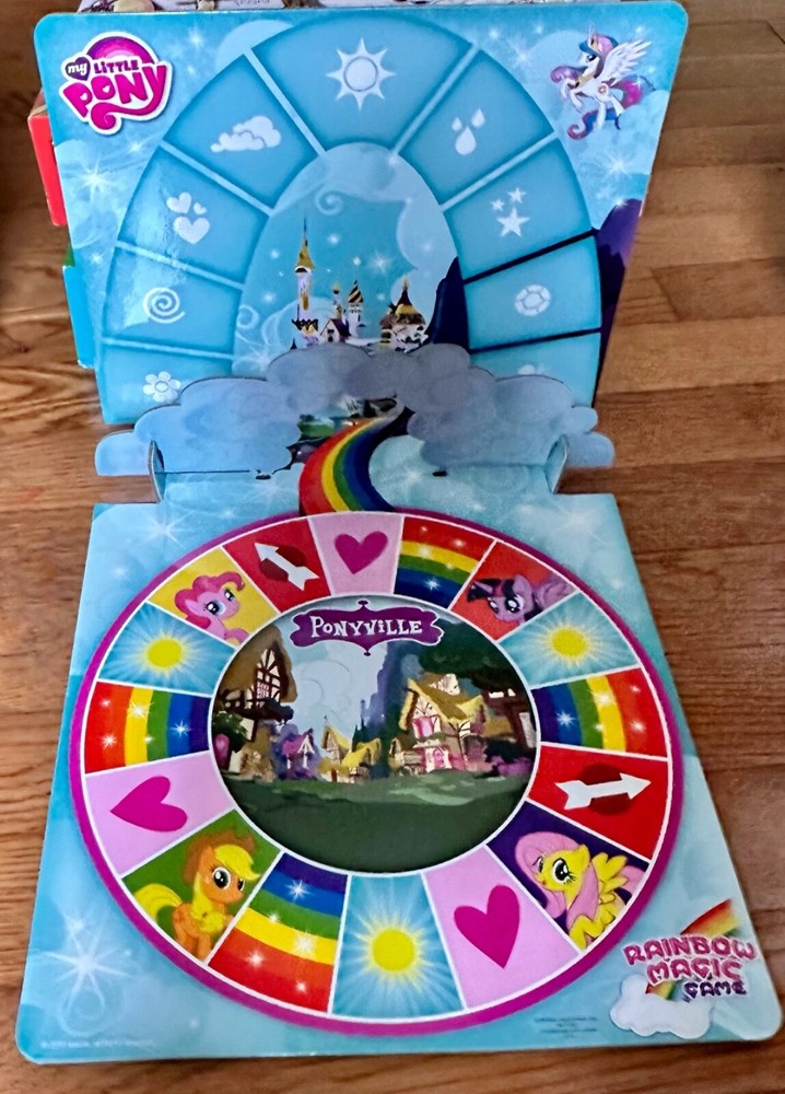 My Little Pony Rainbow Magic Game Replacement Spinner Instructions Board Puzzle