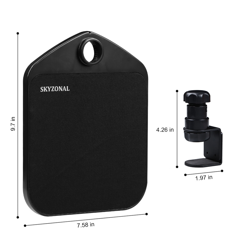 Under Desk Mouse Platform Ergonomic Swivel Mouse Pad Desktop Accessory