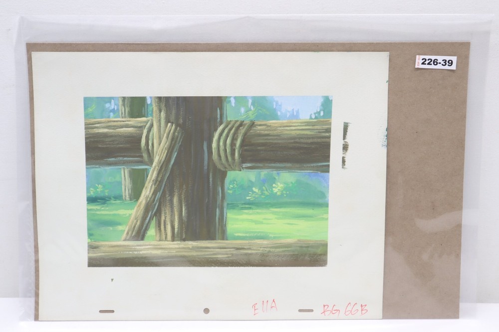 Original Hand Painted Animation Production Background (226-39)